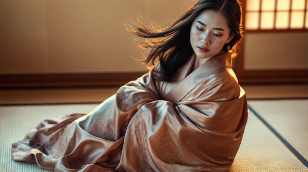 Découvrez pourquoi le kimono satin allie confort et chic intemporel